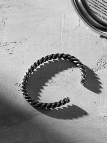 REYTEL Armband 'TWIST'‌‌‌‌‌‌‌ in Silber