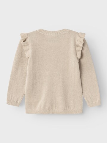 NAME IT Cardigan 'NMFAbinne' i beige