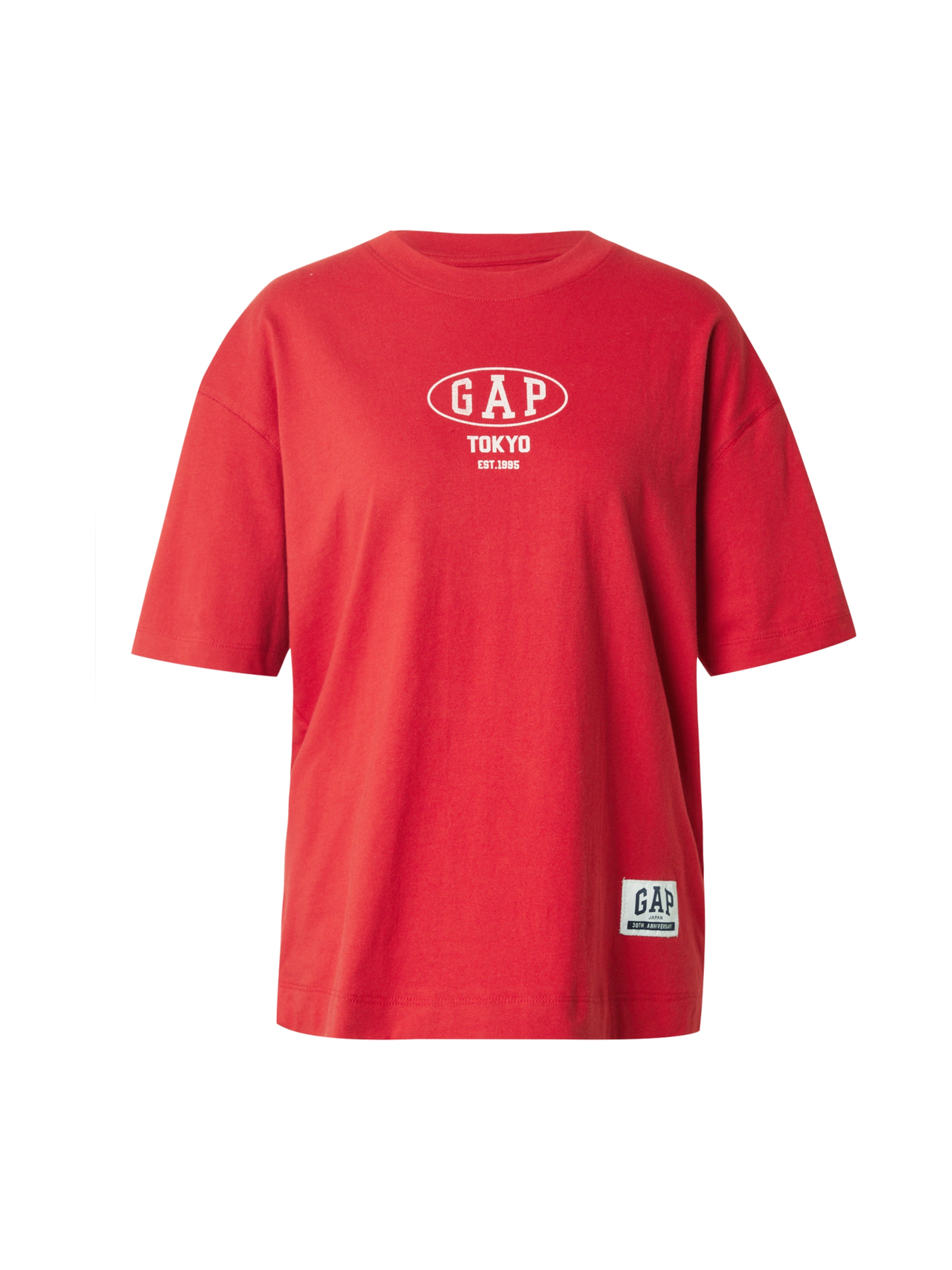 GAP - Camiseta talla grande en rojo: frente