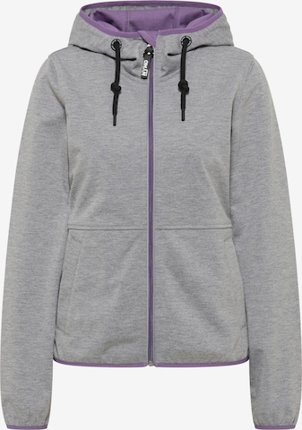 myMo ATHLSR Performance Jacket in Grey: front
