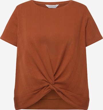 Studio Untold Shirt in Brown: front