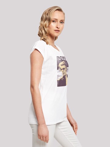 T-shirt 'David Bowie' F4NT4STIC en blanc