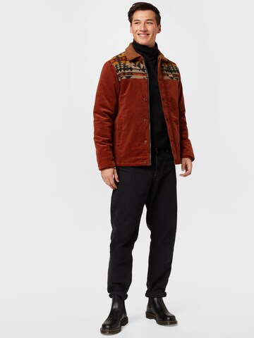 Iriedaily Between-season jacket 'Trapas' in Brown