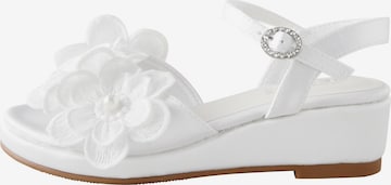 balta Next Sandalai: priekis