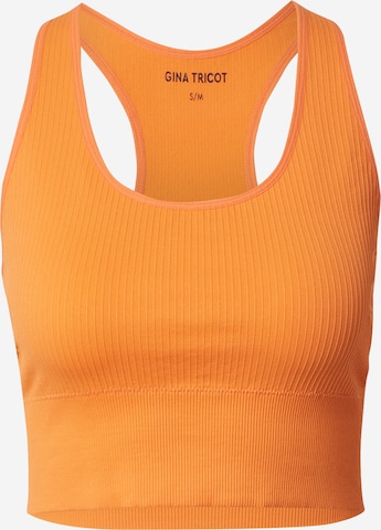 Gina Tricot Top 'Sky' in Orange: front