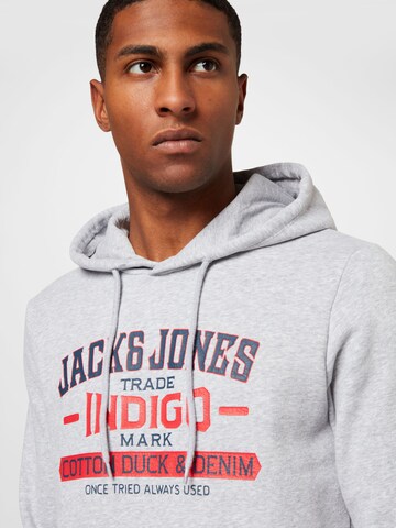 Sweat-shirt 'New Denim' JACK & JONES en gris