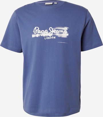 zils Pepe Jeans T-Krekls: no priekšpuses