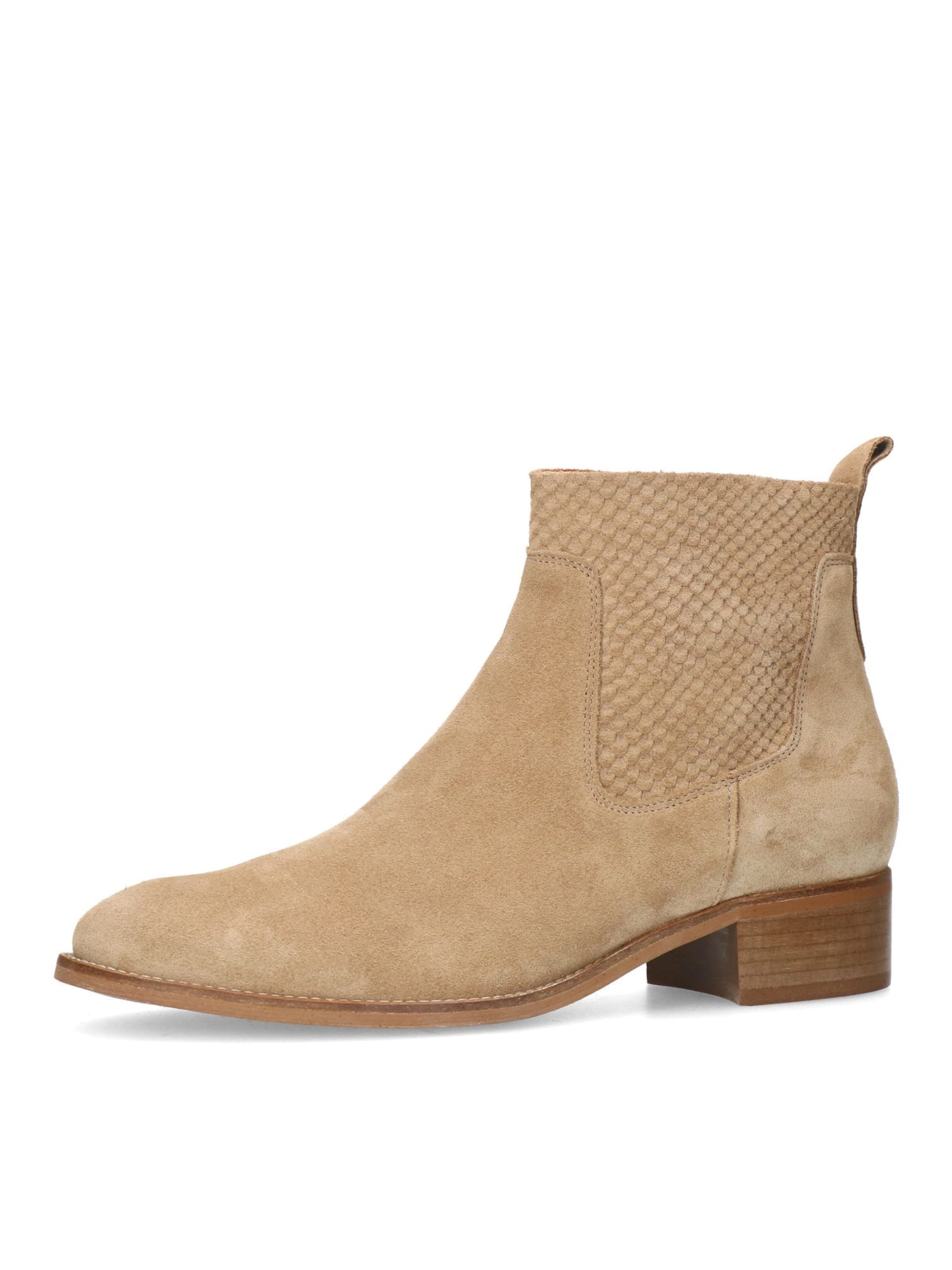 MANFIELD Stiefelette in Beige: Vorderseite