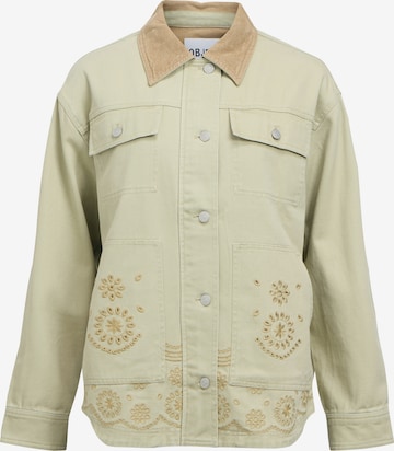 OBJECT Välikausitakki 'OBJJESSY' värissä vihreä: etupuoli