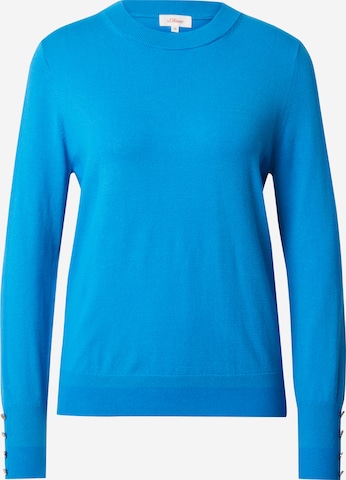 s.Oliver Pullover i blå: forside