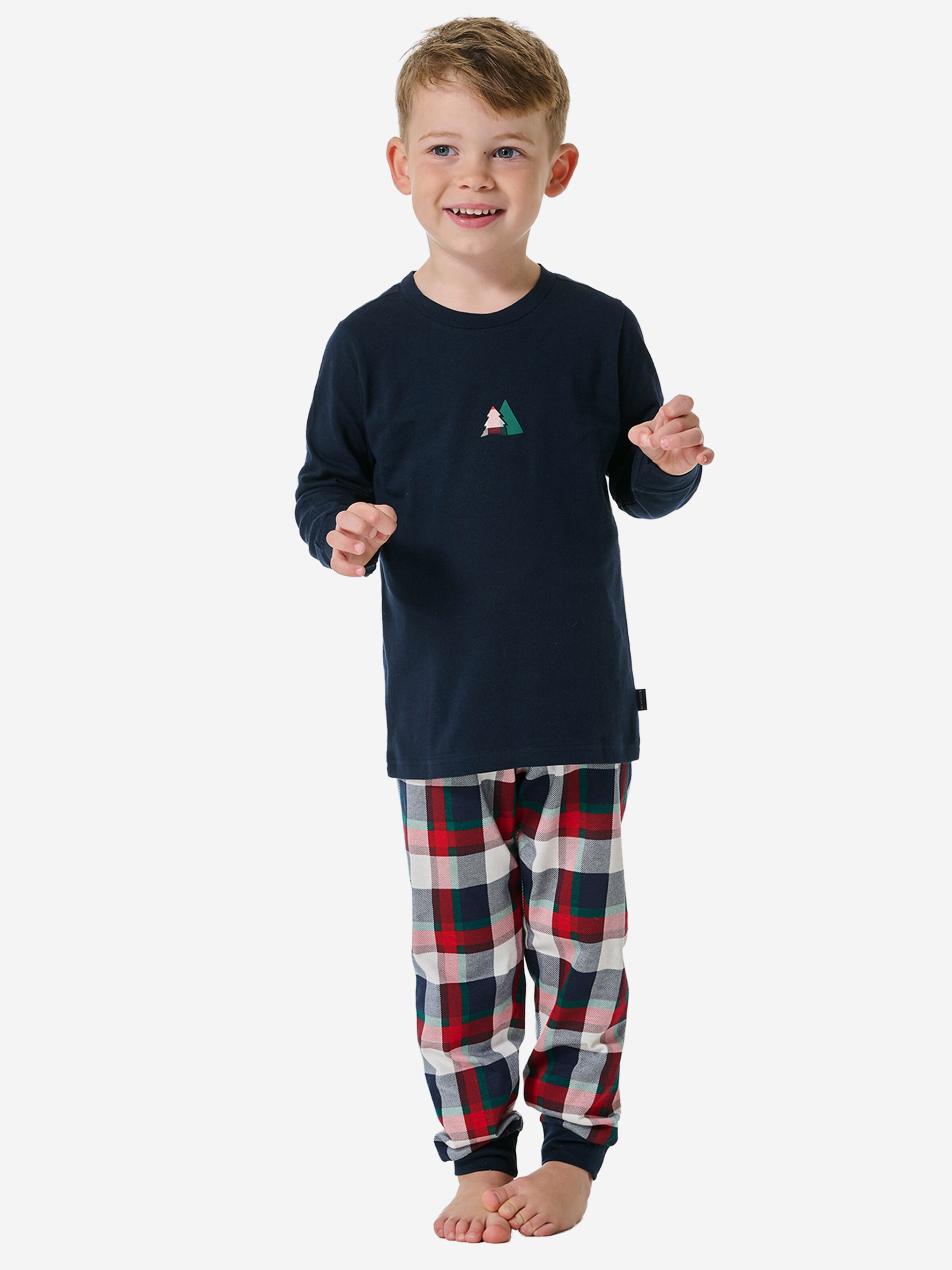 Pyjama ' Family ' SCHIESSER en bleu