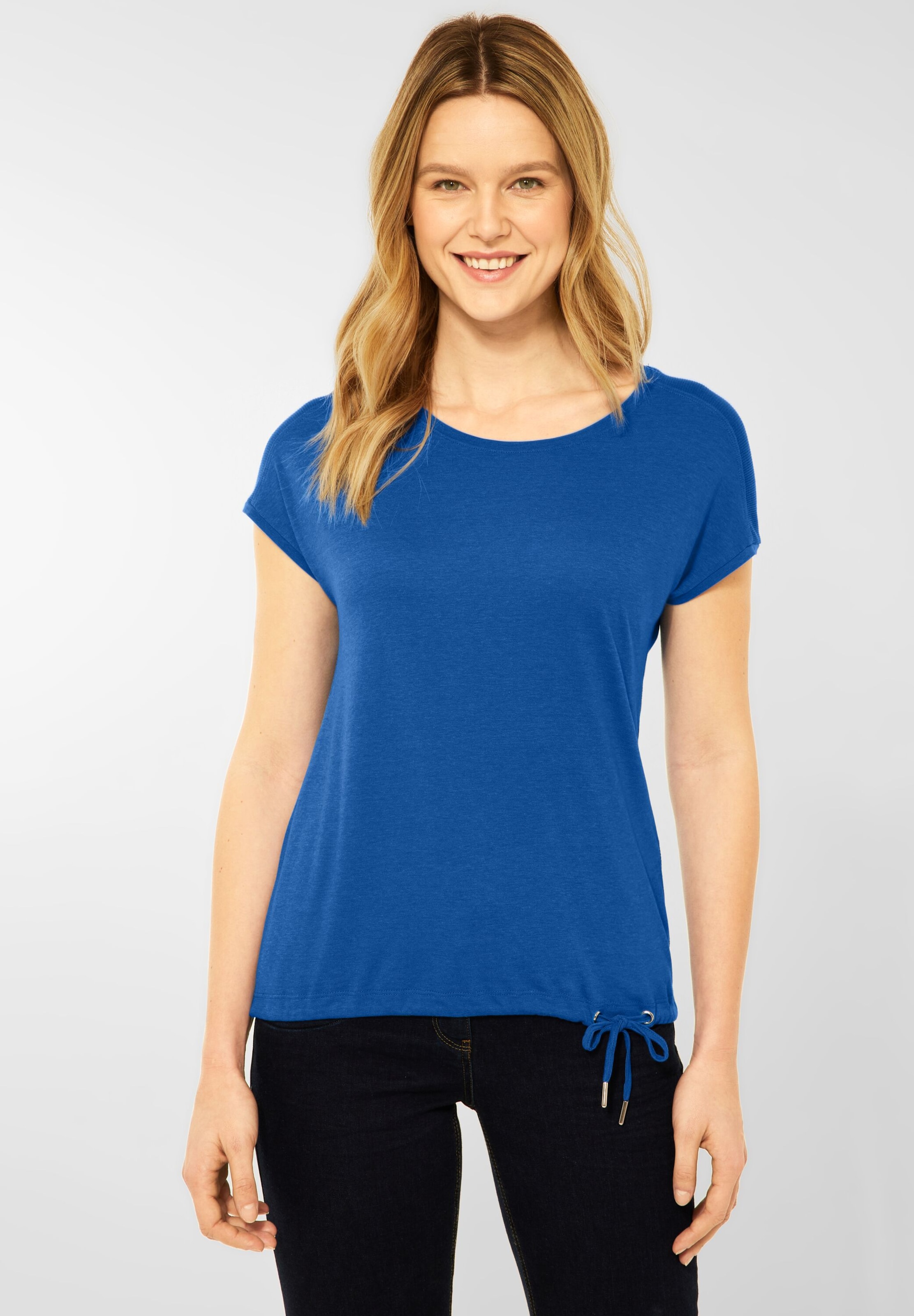 Frauen Shirts & Tops CECIL T-Shirt in Blau - HJ06793