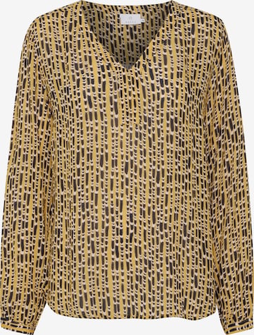 Kaffe - Blusa 'Fergie' en amarillo: frente