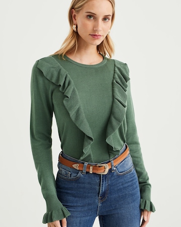 WE Fashion - Pullover em verde: frente