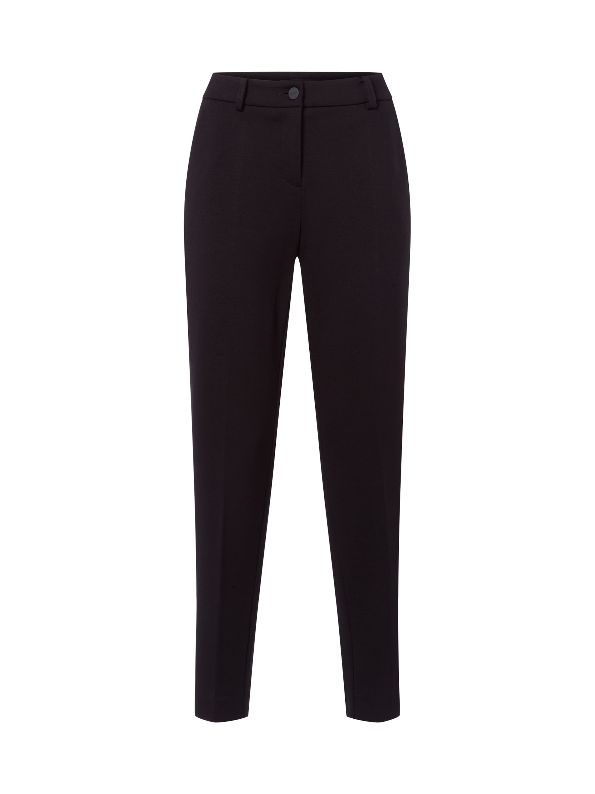 Cambio Regular Pleat-front trousers in Blue: front