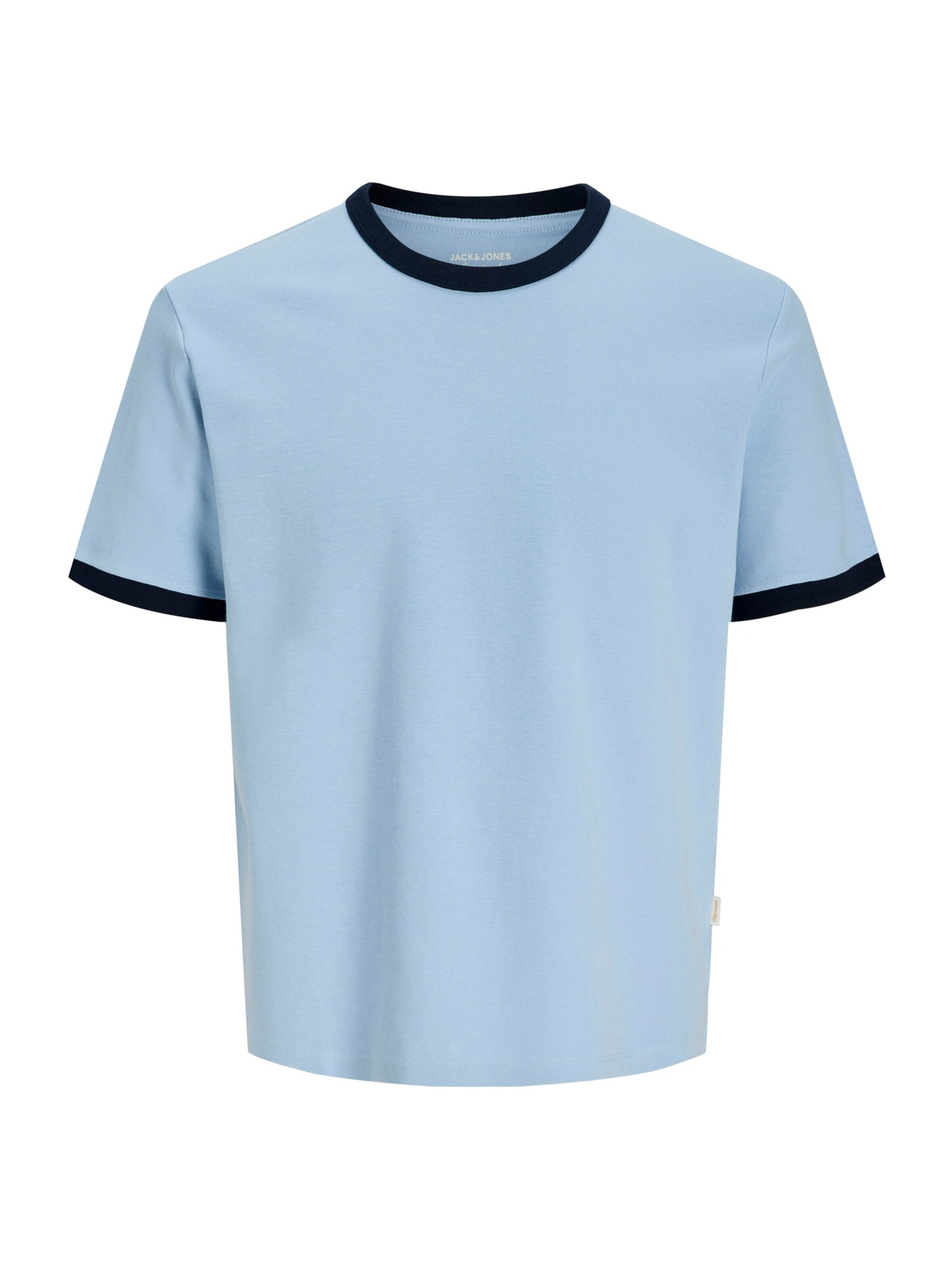 Jack & Jones Plus Majica 'JORSAVONA' | modra barva: sprednja stran