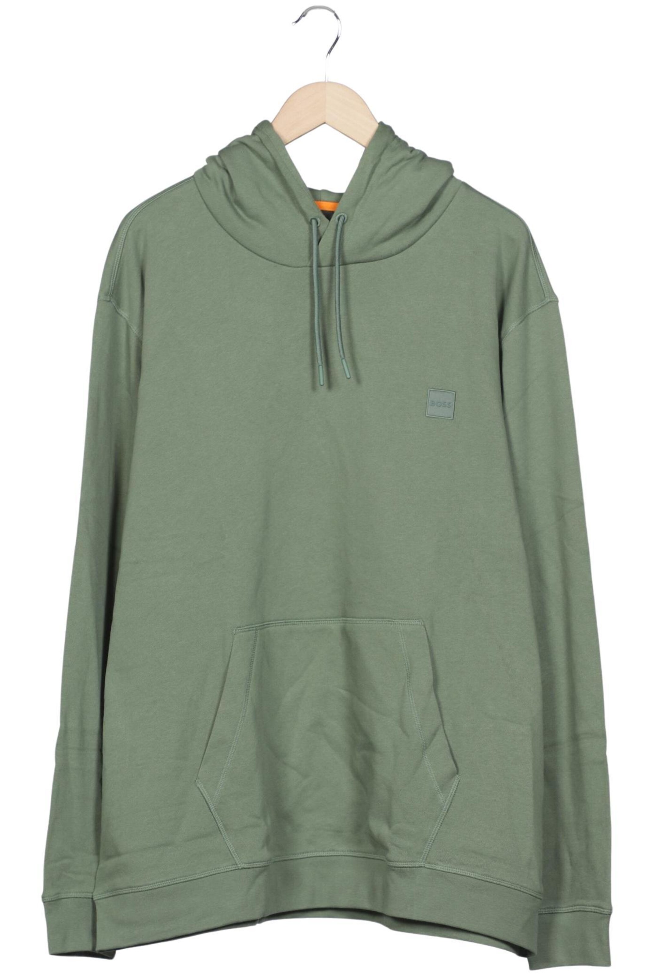 BOSS Orange Sweatshirt & Zip-Up Hoodie in 4XL in Green: front