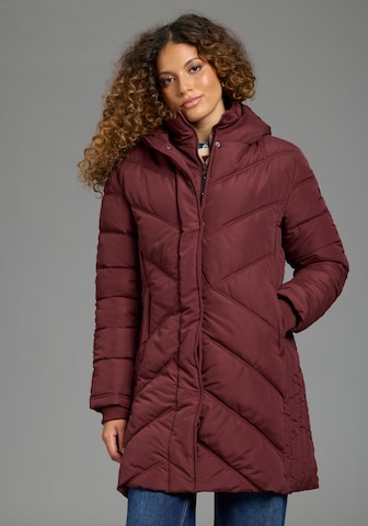 KangaROOS Winter Coat in Red: front