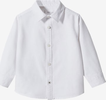 MANGO KIDS Klasický střih Košile 'Oxfordb' – bílá: přední strana