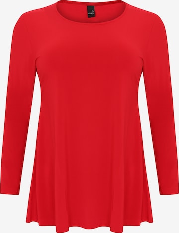 Yoek Shirt in Rood: voorkant