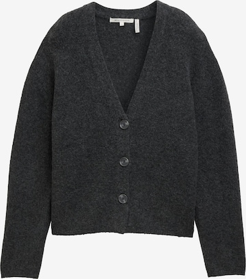 pilka TOM TAILOR DENIM Kardiganas: priekis