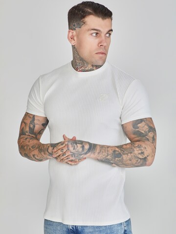 SikSilk Shirt in Weiß: Vorderseite