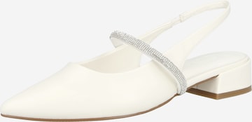 ONLYCipele s potpeticom i otvorenom petom 'ONLPALMA-1' - bijela boja: prednji dio