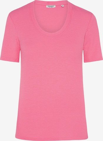 SENSES.THE LABEL T-Shirt in Pink: predná strana