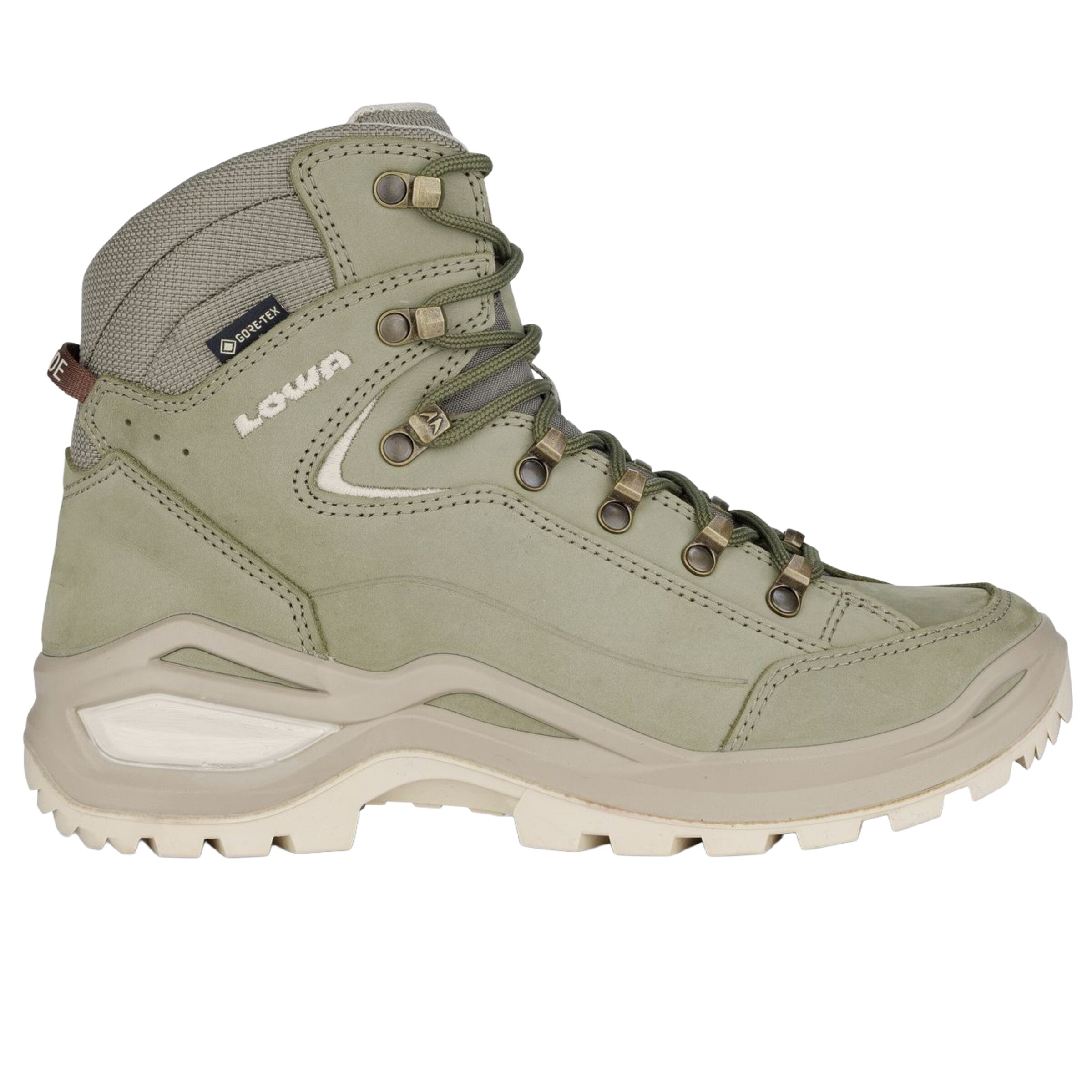 LOWA Boots 'Renegade' in Green: front