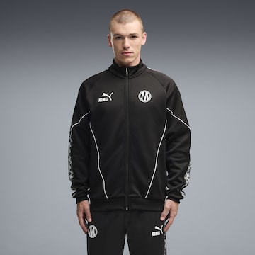 PUMA Sportjas 'Olympique de Marseille King Anthem' in Zwart: voorkant