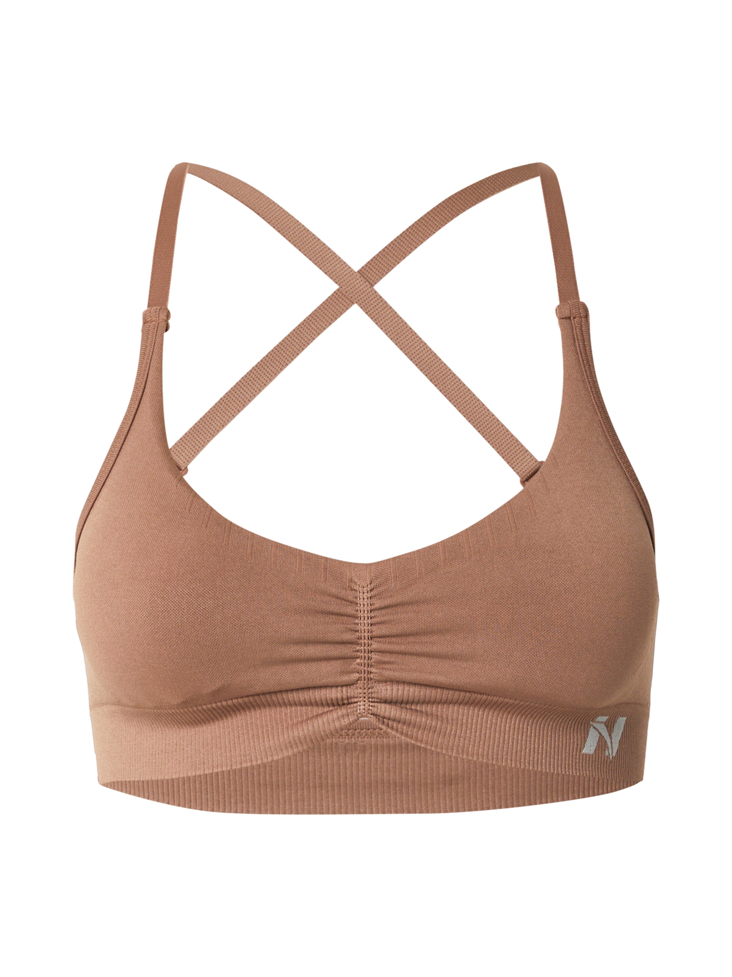 NEBBIA - Soutien Bustier Soutien de desporto em castanho: frente