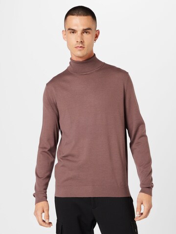 Pull-over SELECTED HOMME en violet : devant