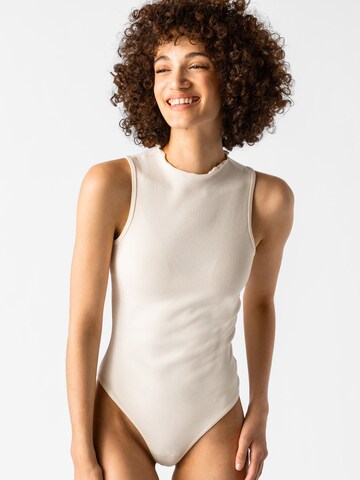 Les Lunes Shirt body in Wit: voorkant