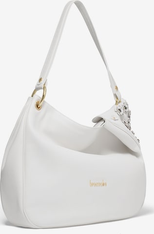 Borsa a spalla di Braccialini in bianco: frontale