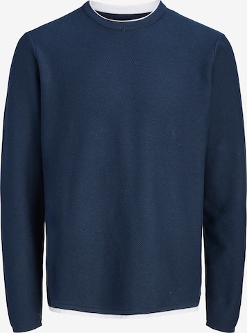 mėlyna Jack & Jones Plus Megztinis 'JORFREDERIKSBERG': priekis