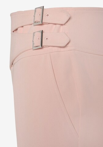 LASCANA Tapered Pleated Pants in Pink