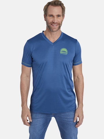 T-Shirt ' Klarin ' Jan Vanderstorm en bleu : devant