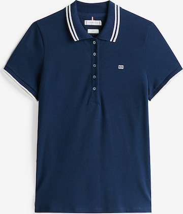 T-shirt TOMMY HILFIGER en bleu : devant