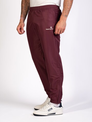 Sergio Tacchini Tapered Sporthose 'Carson 021' in Lila: Vorderseite