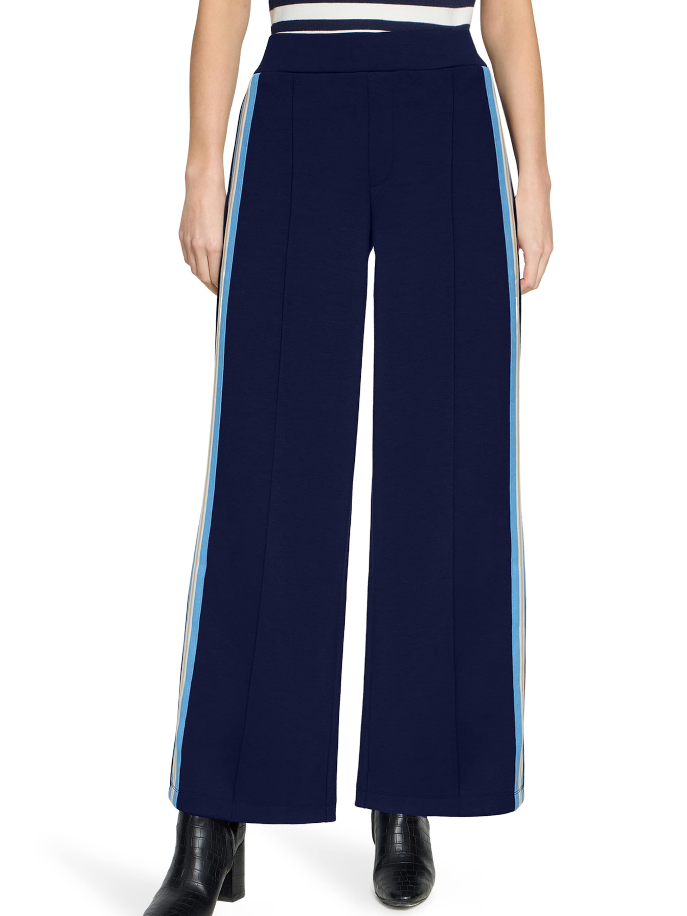 Cartoon - Pierna ancha Pantalón en azul: frente