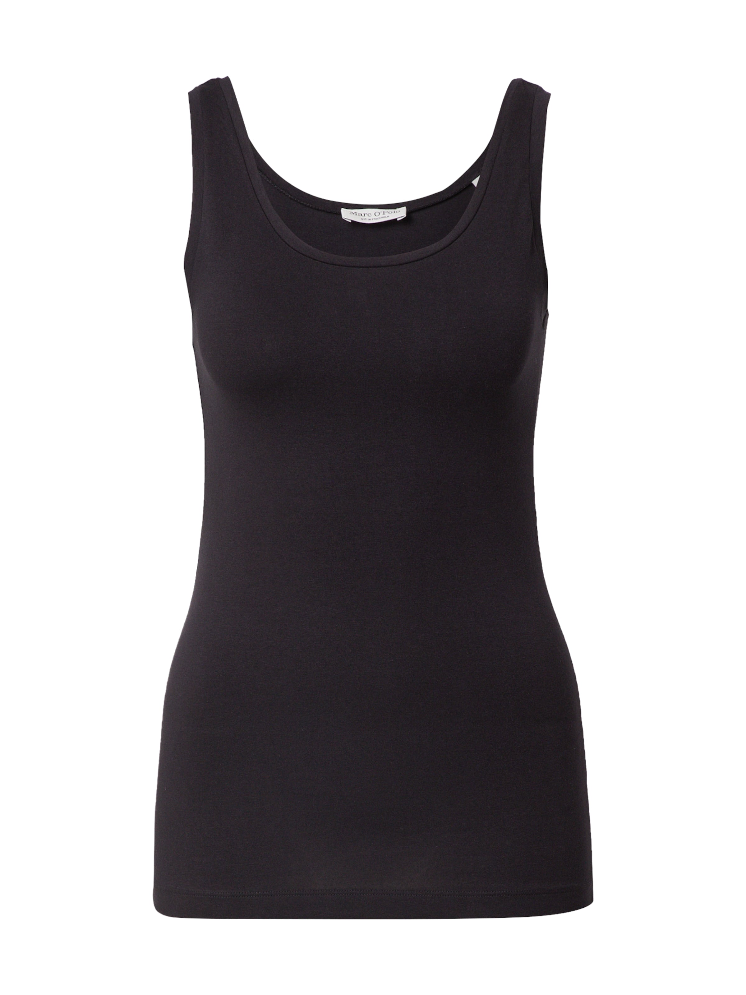 Marc O'Polo Top - fekete: elől