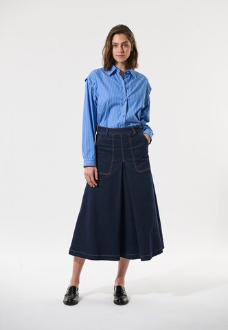Camicia da donna 'Zandiedea' di Dea Kudibal in blu: frontale