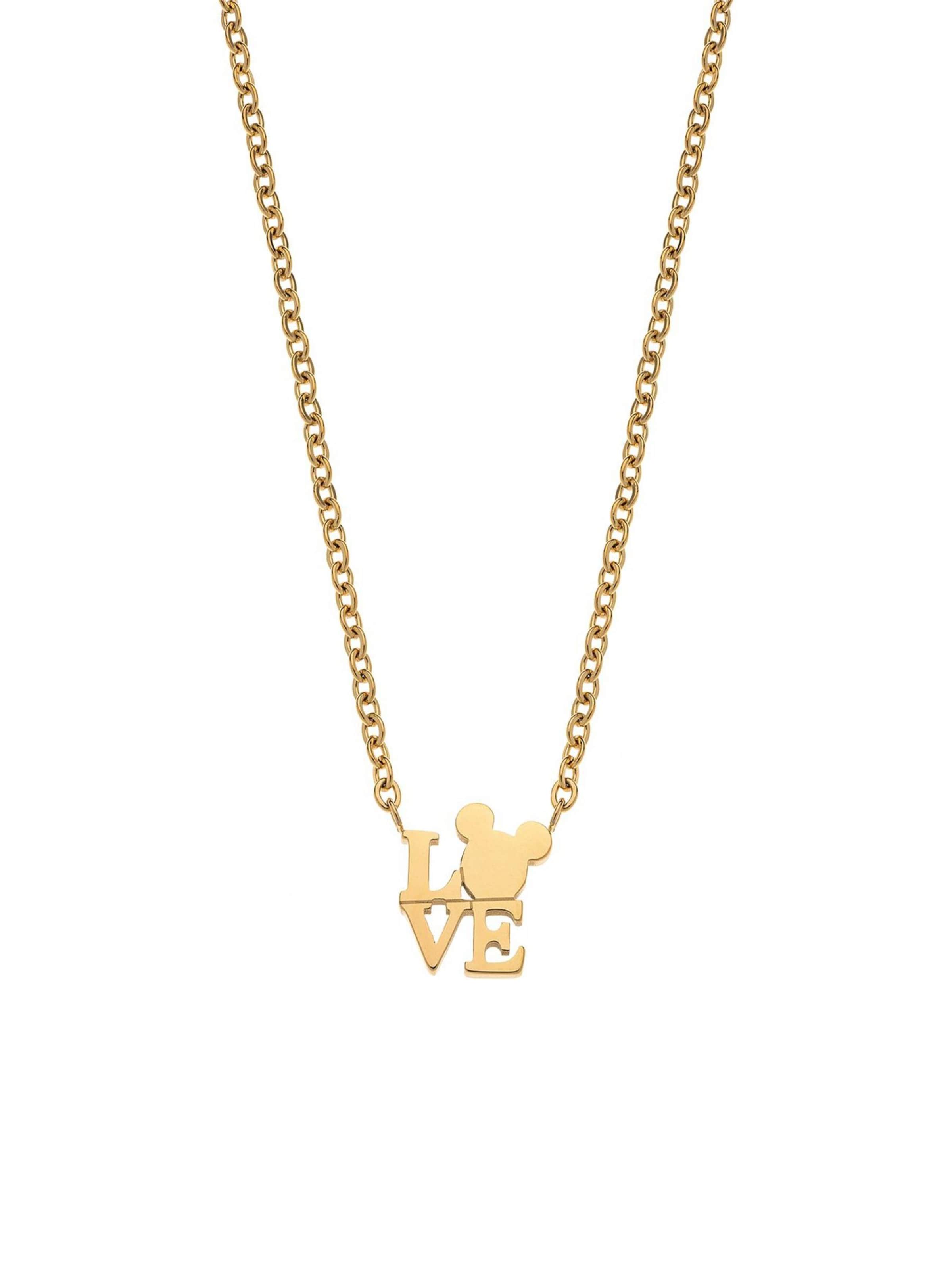 DISNEY Jewelry 'Mickey Mouse' in Gold: front