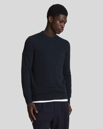 Lyle & Scott Trui in Blauw: voorkant