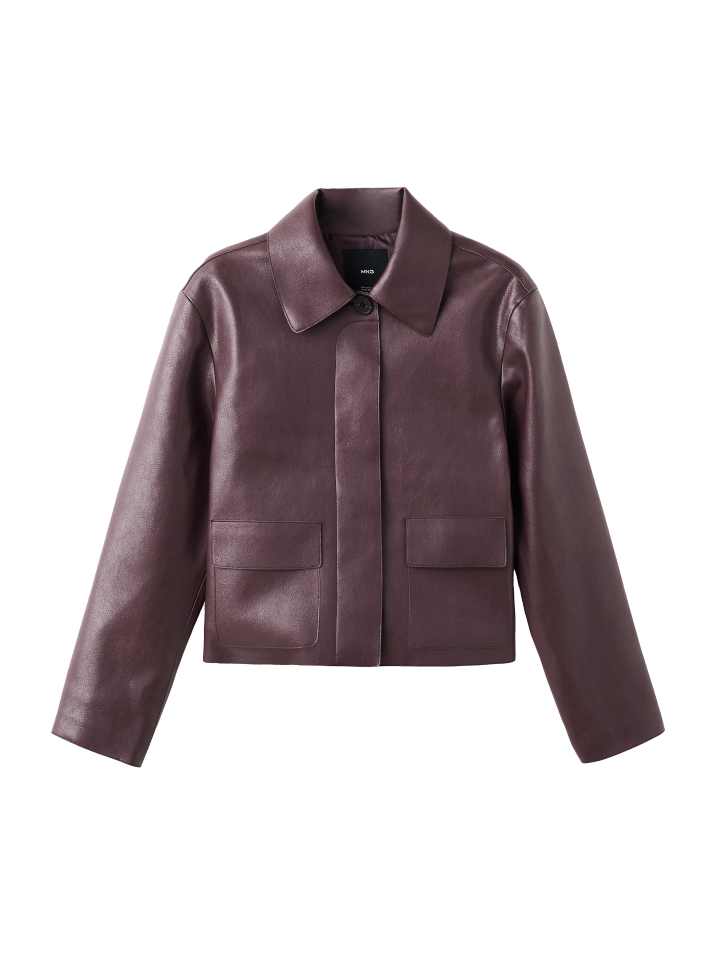 Giacca di mezza stagione 'Sabina' di MANGO in rosso: frontale