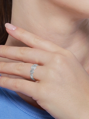 Bague Heideman en argent : devant