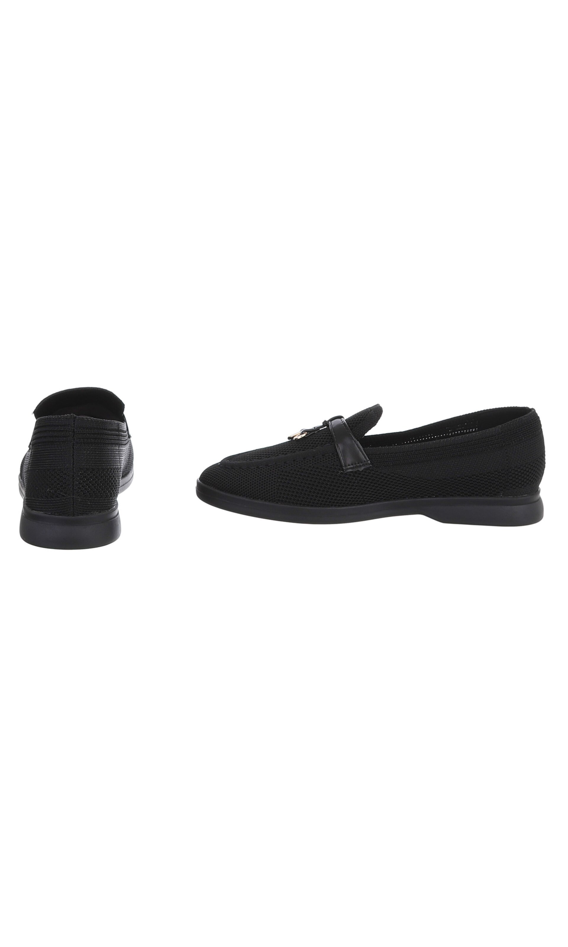 Ital-Design Slipper in Schwarz