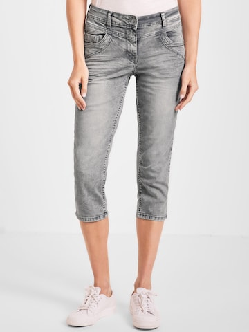 CECIL Slim fit Jeans 'Scarlett' in Grey: front