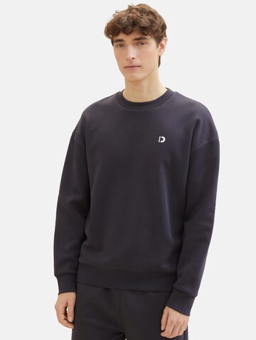 TOM TAILOR DENIMSweater majica - siva boja: prednji dio