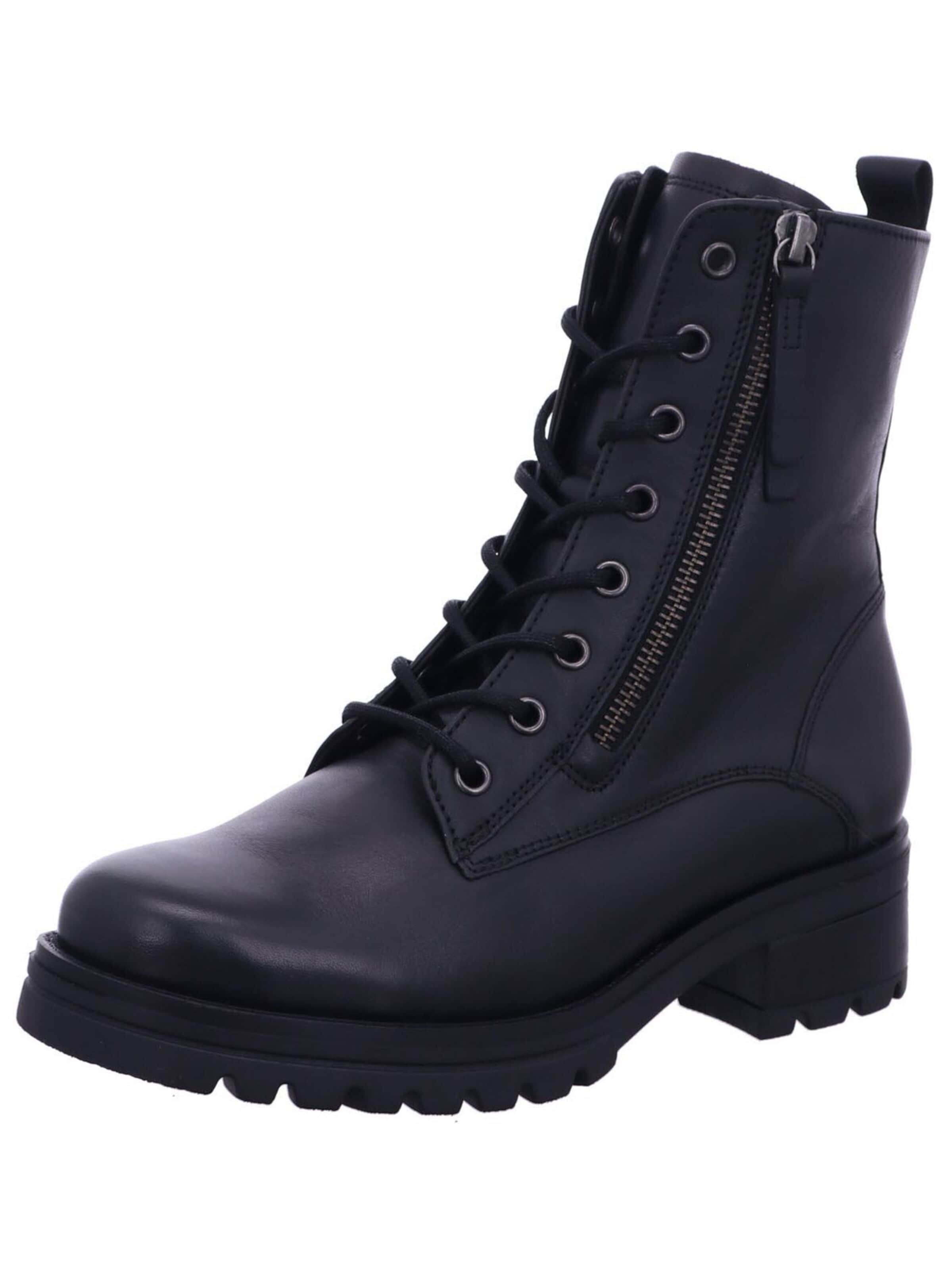 Gabor Comfort Boots 'Stiefeletten/Boot Damen 52.785 87 Echtleder in schwarz' in Black: front